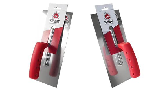 Papp-Aufhängung für Glättekellen von Schwan Werkzeuge