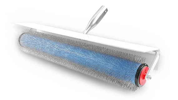 Entlüftungsroller 500 mm mit Spritzschutz und rostfreien Metall-Nadeln